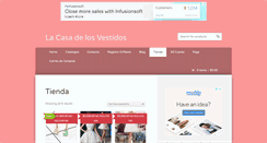 Desktop Screenshot of lacasadelosvestidos.com